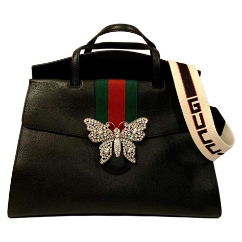 gucci butterfly bag replica|gucci bag with butterfly buckle.